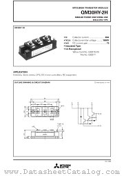 QM30HY-2H datasheet pdf Mitsubishi Electric Corporation