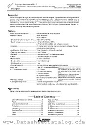 M30220MX-XXXRP datasheet pdf Mitsubishi Electric Corporation