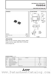 FS10VS-9 datasheet pdf Mitsubishi Electric Corporation