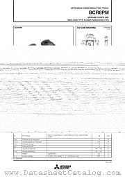 BCR8PM datasheet pdf Mitsubishi Electric Corporation