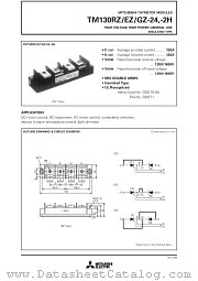 TM130RZ-24 datasheet pdf Mitsubishi Electric Corporation