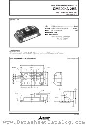 QM300HA-2HB datasheet pdf Mitsubishi Electric Corporation