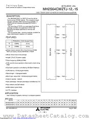 MH2S64CWXTJ-1539 datasheet pdf Mitsubishi Electric Corporation