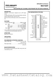 M52742SP datasheet pdf Mitsubishi Electric Corporation