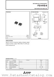 FS14VS-9 datasheet pdf Mitsubishi Electric Corporation