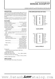 M35046-XXXFP datasheet pdf Mitsubishi Electric Corporation