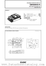 QM400HA-H datasheet pdf Mitsubishi Electric Corporation