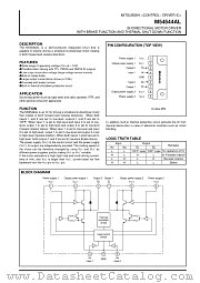 M54544AL datasheet pdf Mitsubishi Electric Corporation