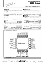 M38C24M4-XXXHP datasheet pdf Mitsubishi Electric Corporation