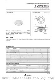 FD1000FH-56 datasheet pdf Mitsubishi Electric Corporation