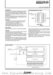 M66007FP datasheet pdf Mitsubishi Electric Corporation