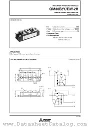 QM30E3Y-2H datasheet pdf Mitsubishi Electric Corporation