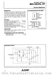 M51203TL datasheet pdf Mitsubishi Electric Corporation