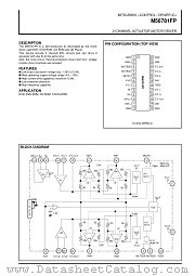 M56781FP datasheet pdf Mitsubishi Electric Corporation