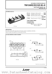 TM130EZ-M datasheet pdf Mitsubishi Electric Corporation
