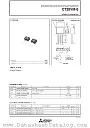 CT20VM-8 datasheet pdf Mitsubishi Electric Corporation