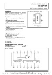 M54133FP datasheet pdf Mitsubishi Electric Corporation