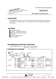 M62495AFP datasheet pdf Mitsubishi Electric Corporation