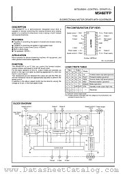 M54687FP datasheet pdf Mitsubishi Electric Corporation