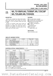 ML701B8R datasheet pdf Mitsubishi Electric Corporation