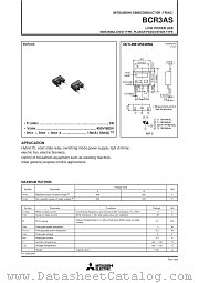 BCR3AS datasheet pdf Mitsubishi Electric Corporation