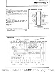 M51403GP datasheet pdf Mitsubishi Electric Corporation