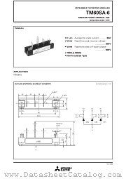 TM60SA-6 datasheet pdf Mitsubishi Electric Corporation