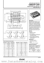 CM50TF-24H datasheet pdf Mitsubishi Electric Corporation