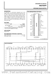 M52755FP datasheet pdf Mitsubishi Electric Corporation