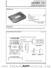 CM10MD1-12H datasheet pdf Mitsubishi Electric Corporation