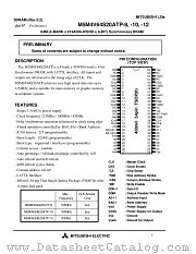 M5M4V64S20ATP-10 datasheet pdf Mitsubishi Electric Corporation
