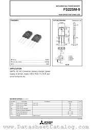 FS22SM-9 datasheet pdf Mitsubishi Electric Corporation