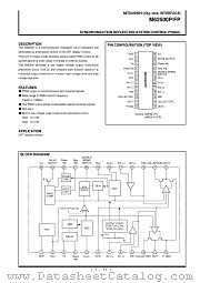 M62500P datasheet pdf Mitsubishi Electric Corporation