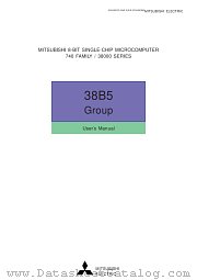 M38B59EFFS datasheet pdf Mitsubishi Electric Corporation