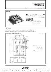 RM30TC-40 datasheet pdf Mitsubishi Electric Corporation