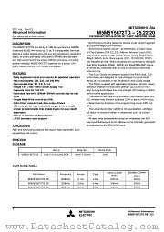 M5M5Y5672TG-20 datasheet pdf Mitsubishi Electric Corporation
