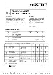 ML9XX35 datasheet pdf Mitsubishi Electric Corporation
