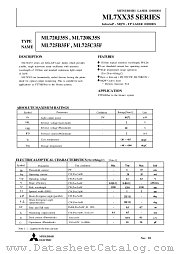 ML7XX35 datasheet pdf Mitsubishi Electric Corporation