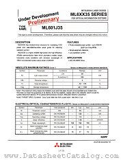 ML6XX35 datasheet pdf Mitsubishi Electric Corporation