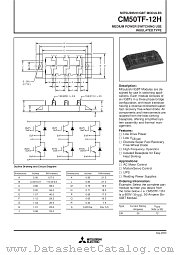 CM50TF-12H datasheet pdf Mitsubishi Electric Corporation
