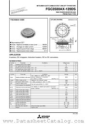 FGC3500AX-120DS datasheet pdf Mitsubishi Electric Corporation
