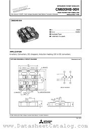 CM600HB-90H datasheet pdf Mitsubishi Electric Corporation