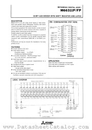 M66311P/FP datasheet pdf Mitsubishi Electric Corporation