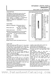 M66259FP datasheet pdf Mitsubishi Electric Corporation