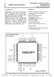 M66223FP datasheet pdf Mitsubishi Electric Corporation