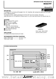 M65857FP datasheet pdf Mitsubishi Electric Corporation