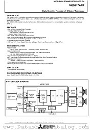 M65817AFP datasheet pdf Mitsubishi Electric Corporation