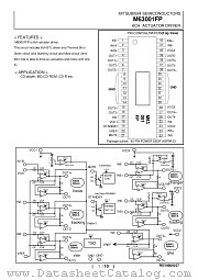 M63001FP datasheet pdf Mitsubishi Electric Corporation