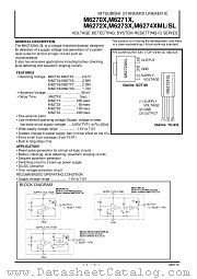 M62733ML datasheet pdf Mitsubishi Electric Corporation