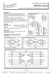 M62554FP datasheet pdf Mitsubishi Electric Corporation